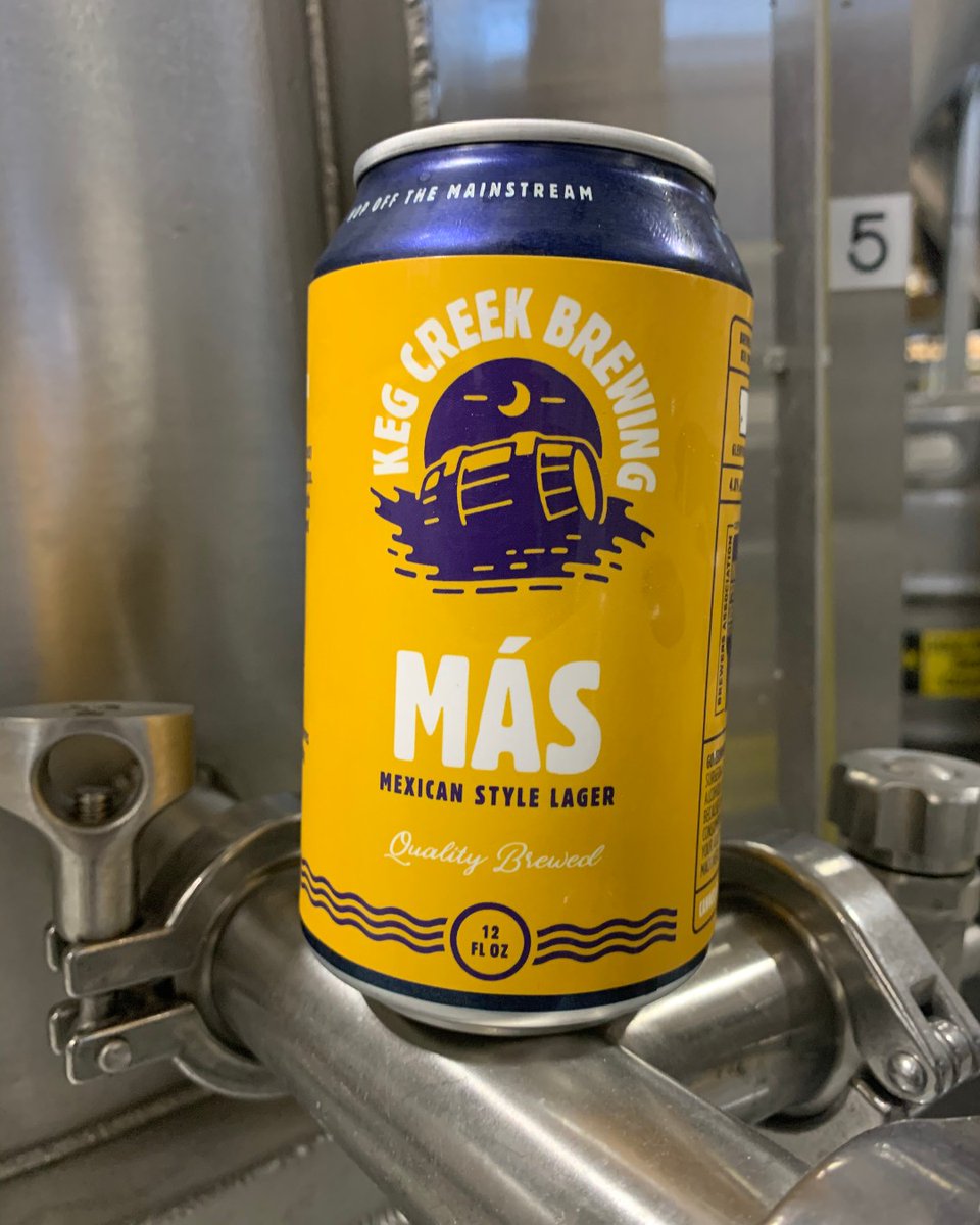 Más o menos the best Mexican lager out there! Made with some Muntons Pilsner and a good helping of flaked maíze. Hecho en Glenwood! Salud! 🌽🍻 

.
.
.
Keg Creek Brewing Company 
#Iowabeer #qualitybrewed #cerveza #salud #cheers