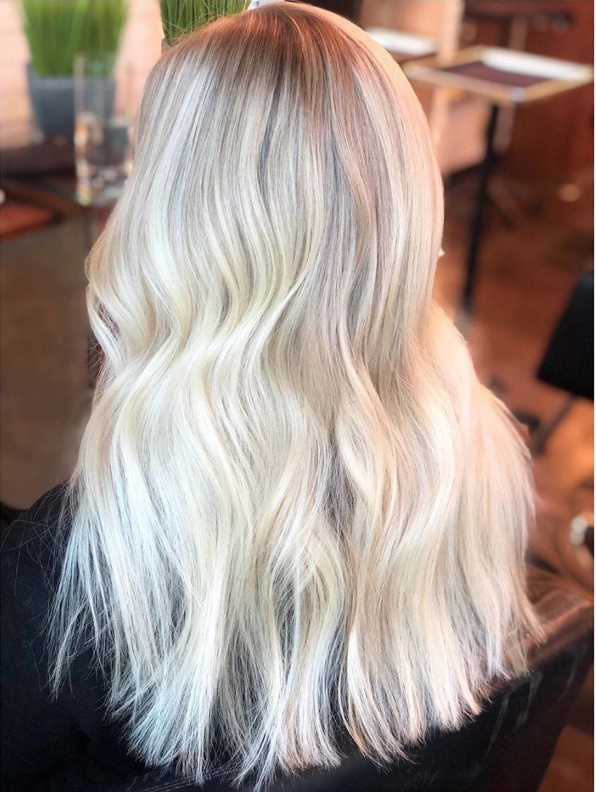 Zzihsp's tweet photo. This icy blonde color by Miranda Robertson at #BoStegallTheSalon is incredible. Keep even the lightest blonde hair healthy with Bo Stegall | The Collection! #BoStegall #BoStegallTheCollection https://t.co/JCzubZhNhz https://t.co/rgjuyyeW2c