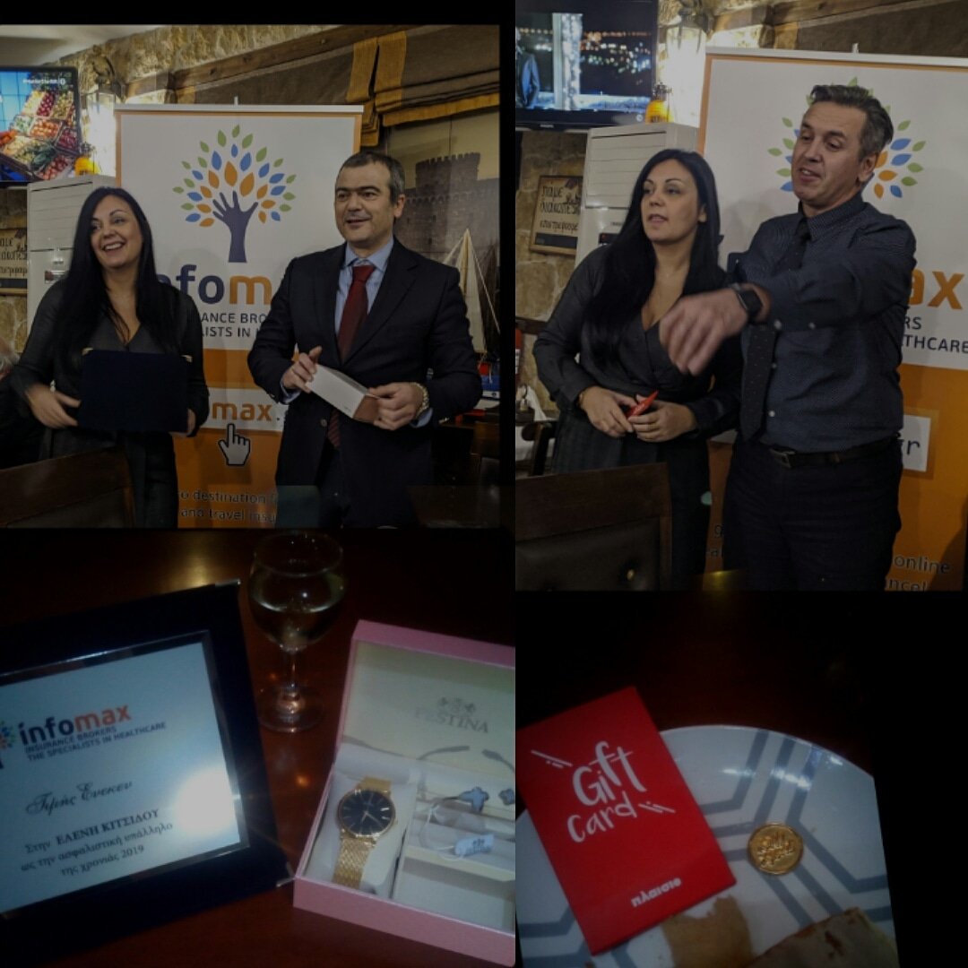 KELENAKI's tweet photo. @infomaxgr @KELENAKI #kelenaki23 #infomaxgr #specialistsinhealthcare #dreamteam #uniqueproject #bestreward #nopainnogain #bestemployee๐ #bestemployeeaward2019 #luckynewyear #happy2020 #presents๐ #keepgoing๐๐๐ https://t.co/bjaKB1jcv4