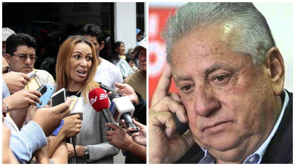 Teradeportes's tweet photo. Lucía Vallecilla: Al "ingeniero Chiriboga no le cobramos ni honorarios profesionales... él es mi padrino de bodas... el mejor dirigente del país del fútbol ecuatoriano, hasta que no venga otro y demuestre lo contrario, se llama Luis Chiriboga" (Audio)
https://t.co/vIFQ4mI1Su https://t.co/x0V25yNL63