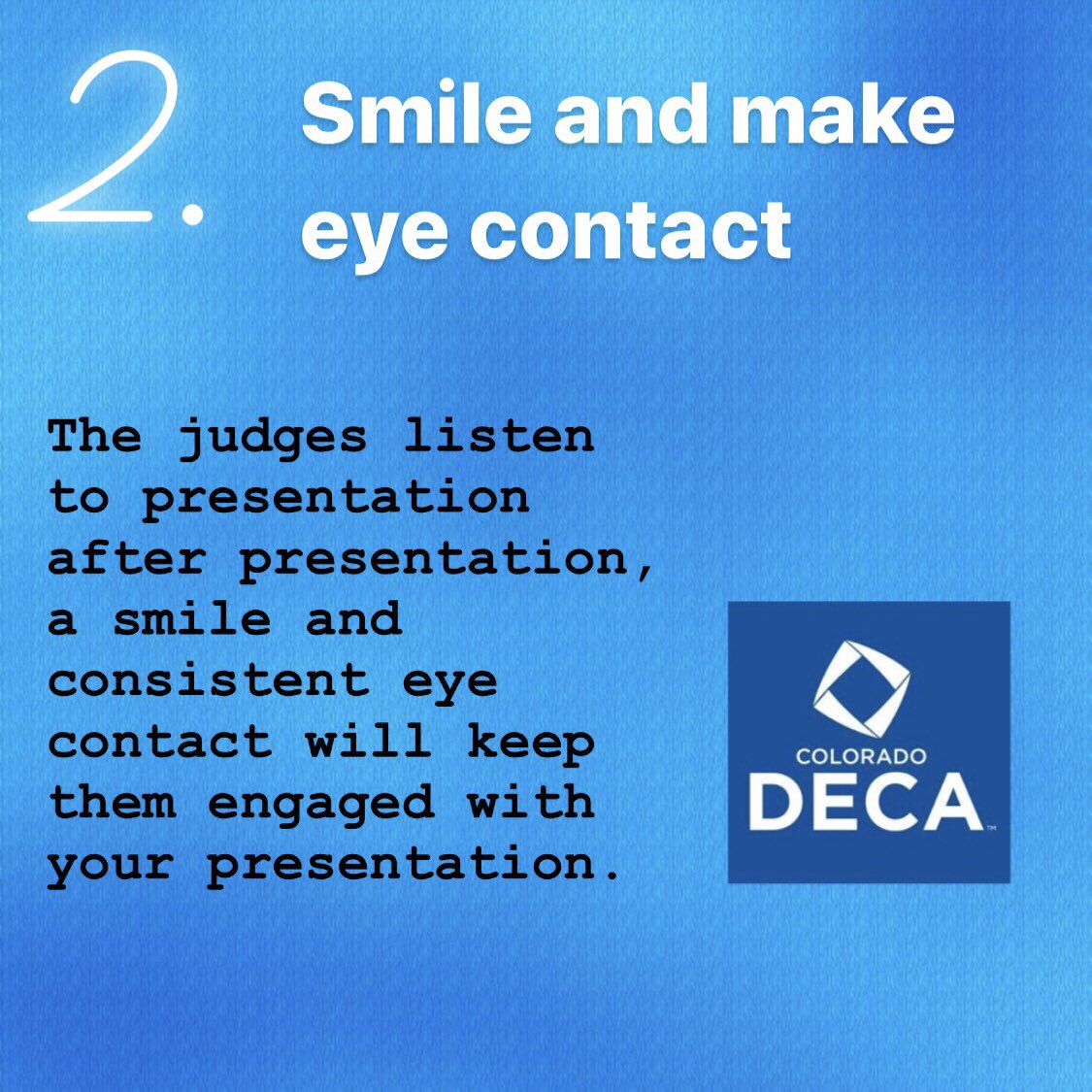 Colorado DECA tweet media