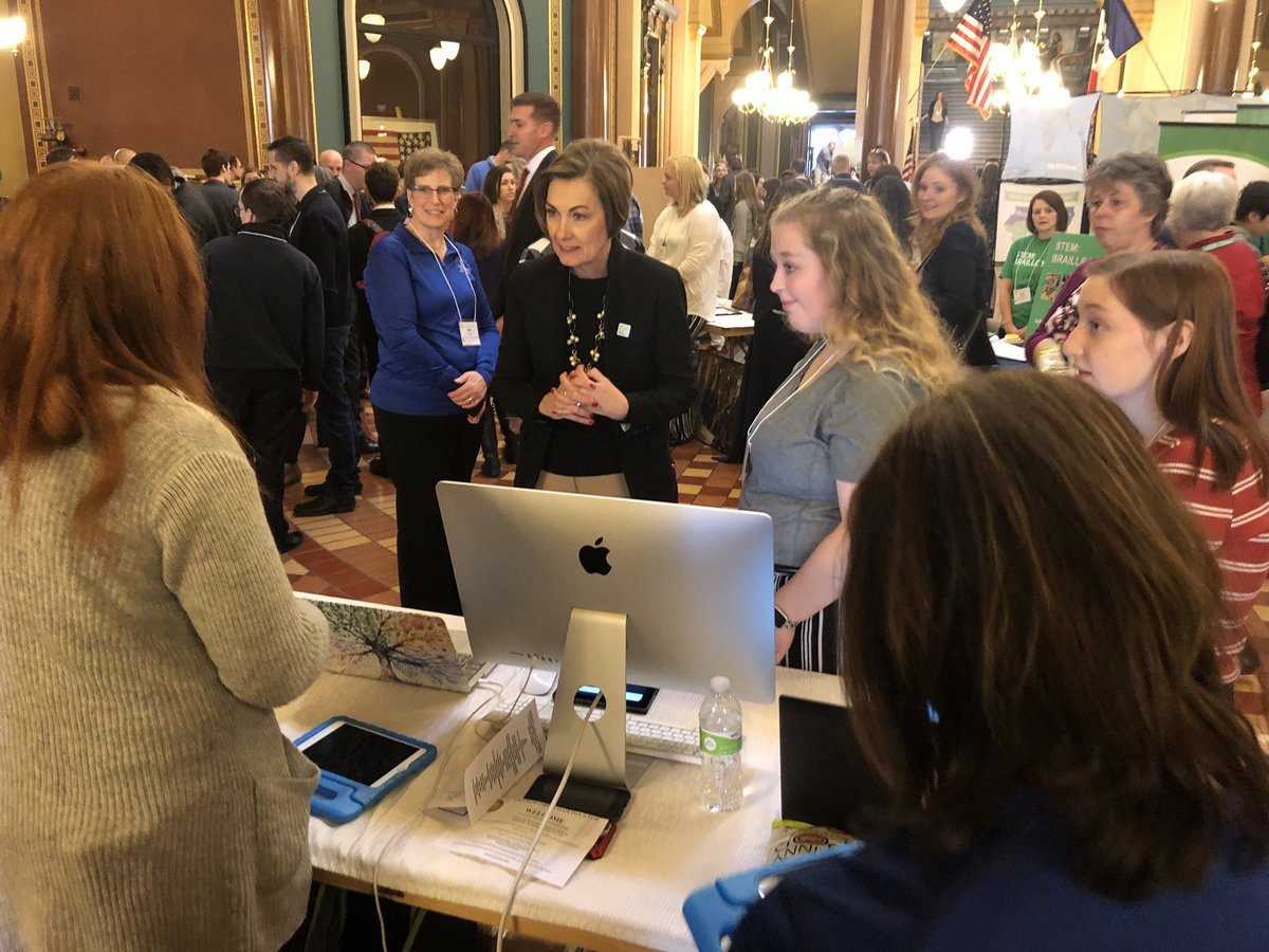 IAGovernor's tweet photo. Greatness STEMS from Iowans! #IowaStem @IowaSTEM https://t.co/9iXw0afLSx
