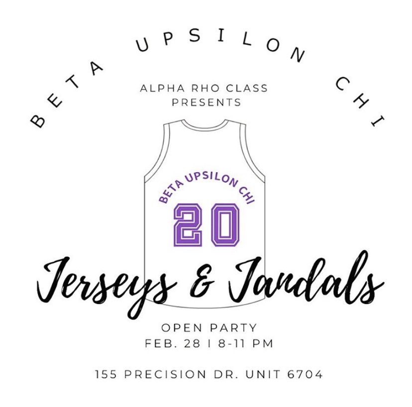 Come hang with us for our first open party of the year! Best Jersey wins a prize or something ☝️invite your friends, next Friday! Food and drinks will be provided!! #BYXPCParty