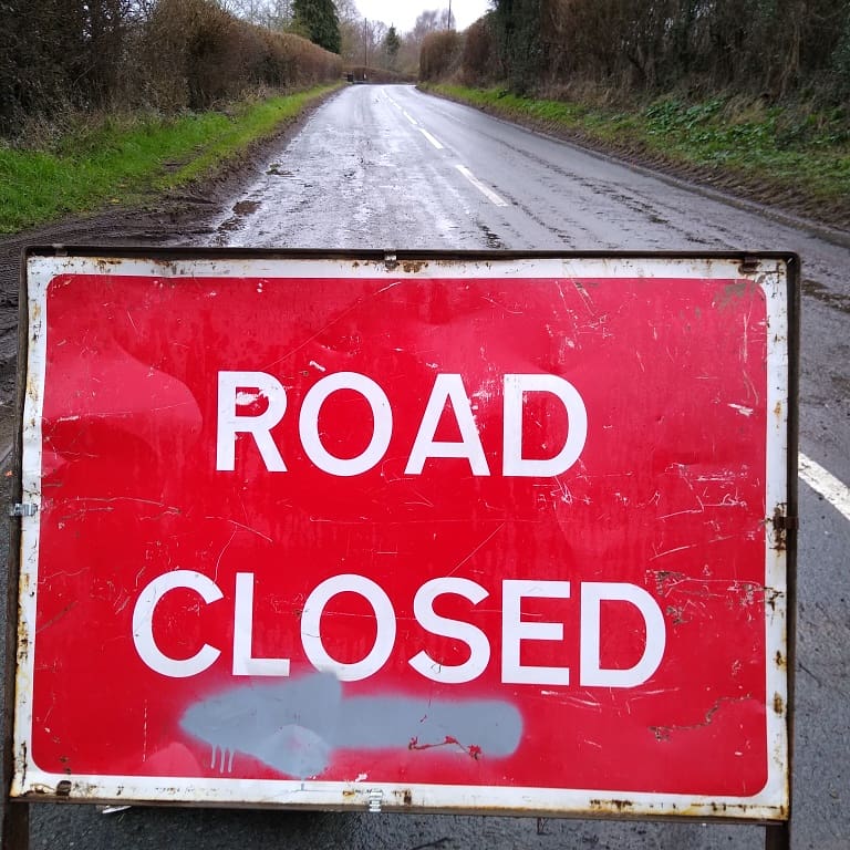 RunJonathanRun1's tweet photo. It's all a bit 28 Days Later around here at the moment as we deal with the #herefordshirefloods2020  Am liking the lack of cars on the b4224 road to #Hereford though. #newrunningroute 😀 https://t.co/DparNZxofT