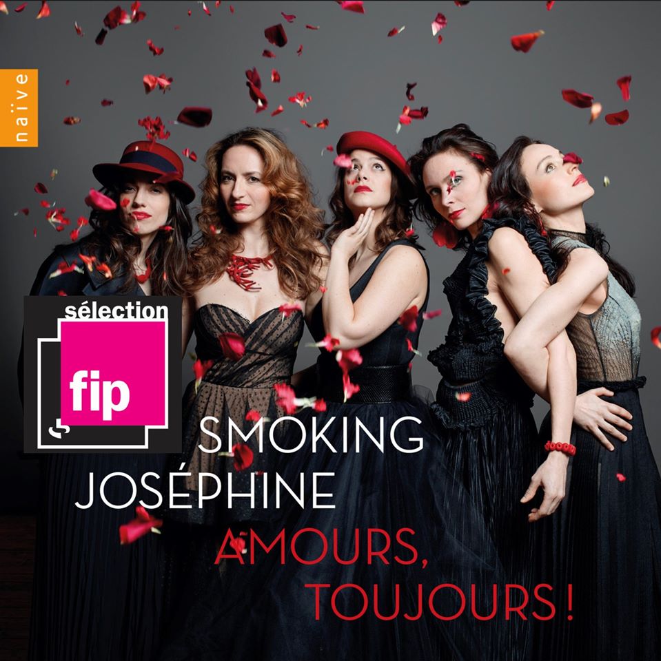 naiverecords's tweet photo. L'album "Amours, toujours !" de @smokingjo5 vient de paraître 🎻 Le feu de la passion guide ce quintette à cordes 100% féminin fondé par @GenLaurenceau

Ecoutez : https://t.co/WNQjgdzX0q
En partenariat avec @fipradio ✨

Retrouvez-les en concert à @LaSeineMusicale le 1er mars ! https://t.co/LmUiDWNJOv