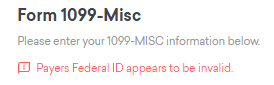 corey_cramer's tweet photo. @creditkarma Is there any way to add a SSN for a payer's TIN on the 1099-MISC form? Can't get it to go through and after a week the e-mail I sent to support has had no response. I'm stuck here.. https://t.co/bkUoeMLYWO