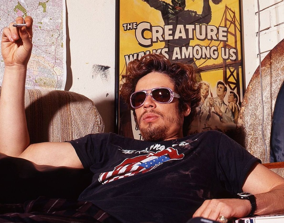 Happy birthday Benicio del Toro, seen here in a photo by Kristina Loggia. 