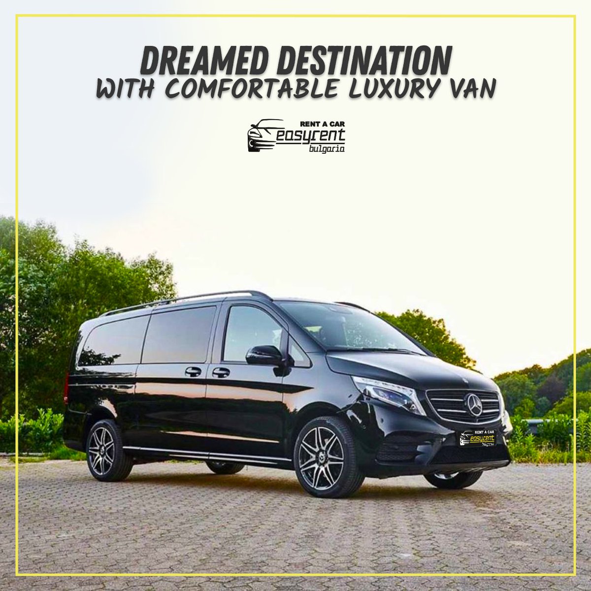 Make your dreamed trip more comfortable with this luxury and beautiful Mercedes-Benz V Class. It’s time to surprise yourself with the best vehicle! 👌
•
•
•
#easyrentbulgaria #number1 #rentacar #company #car
