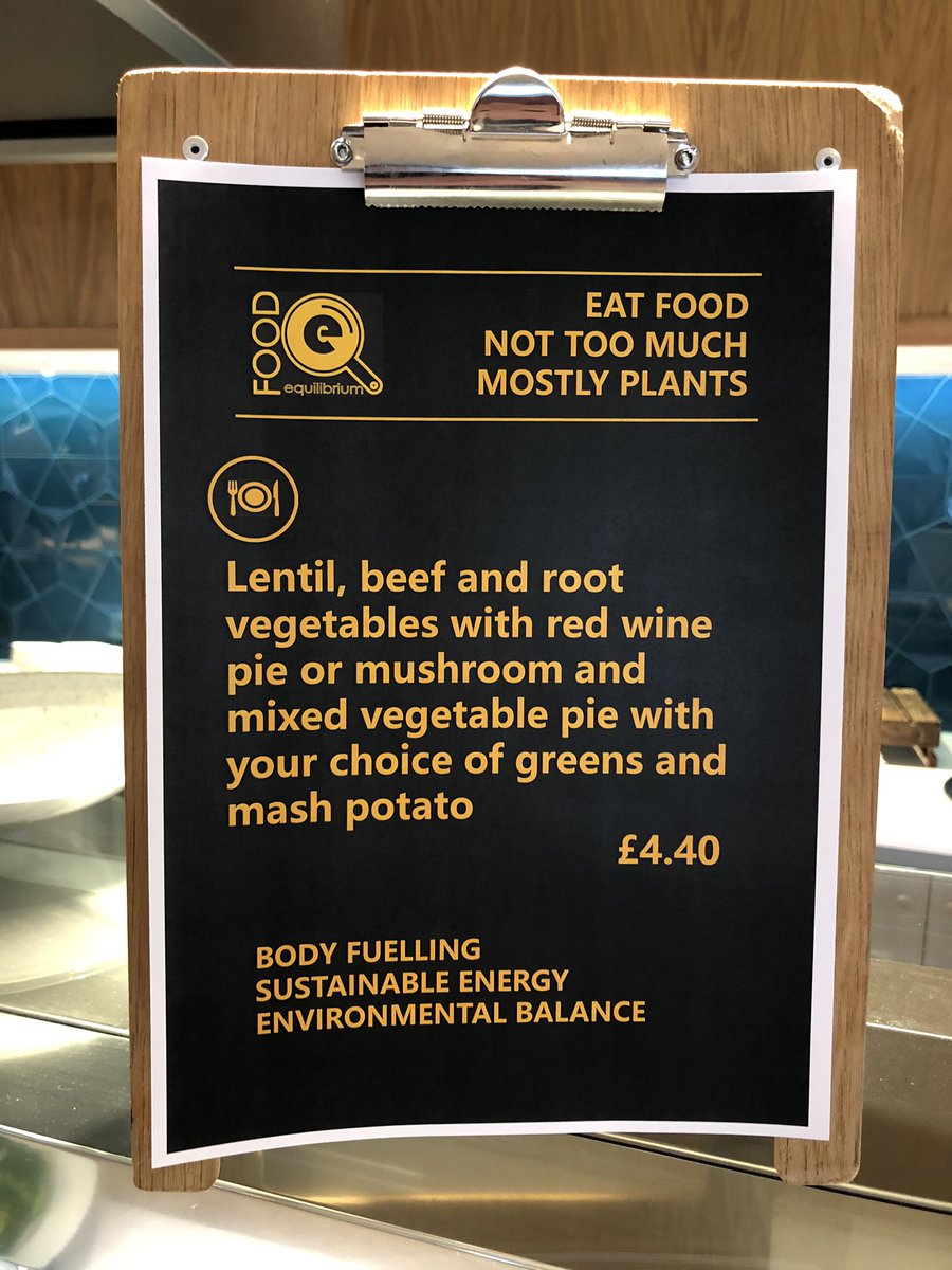 dgilbertson89's tweet photo. What more could you want on a miserable February day than a hearty pie that’s environmentally balanced too? #foodEQ #sustainablefood @BaxterStorey @luksembera https://t.co/nf9YaBfmMe
