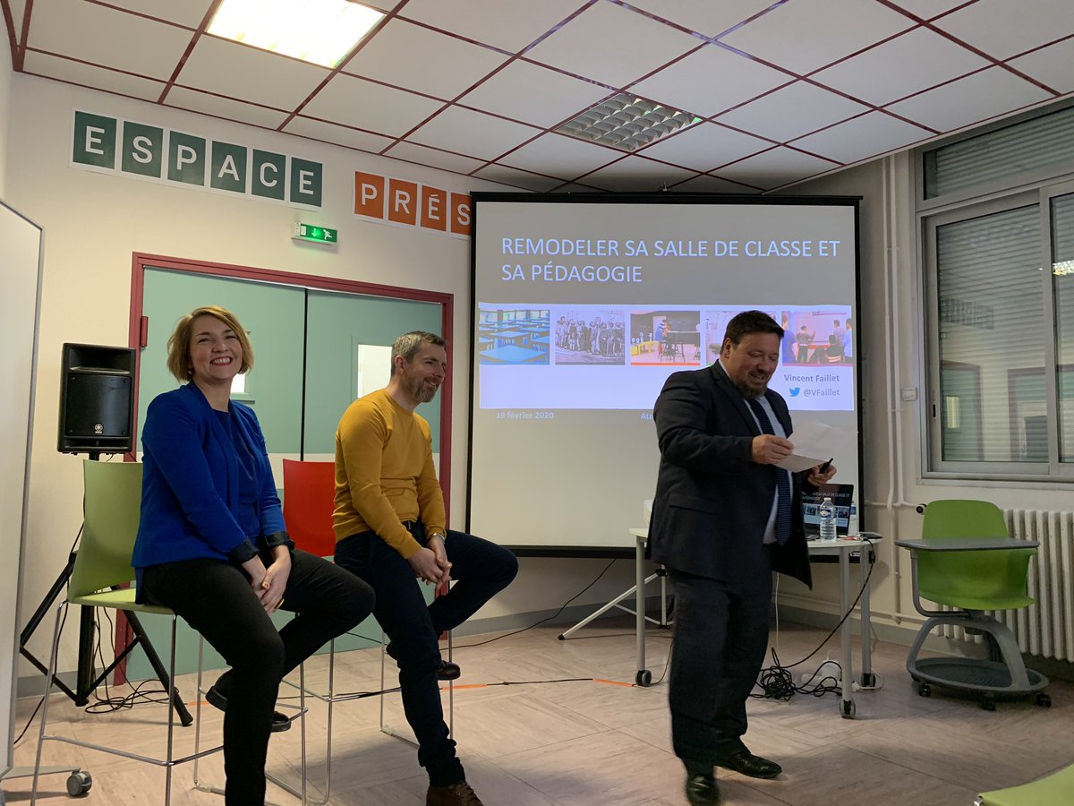 C’est parti pour la #ConfFailletBara à @Canope_70 ! Ouverture de l’après-midi par L. Tainturier, directeur territorial Bourgogne Franche-Comté <a href="/reseau_canope/">Réseau Canopé</a>