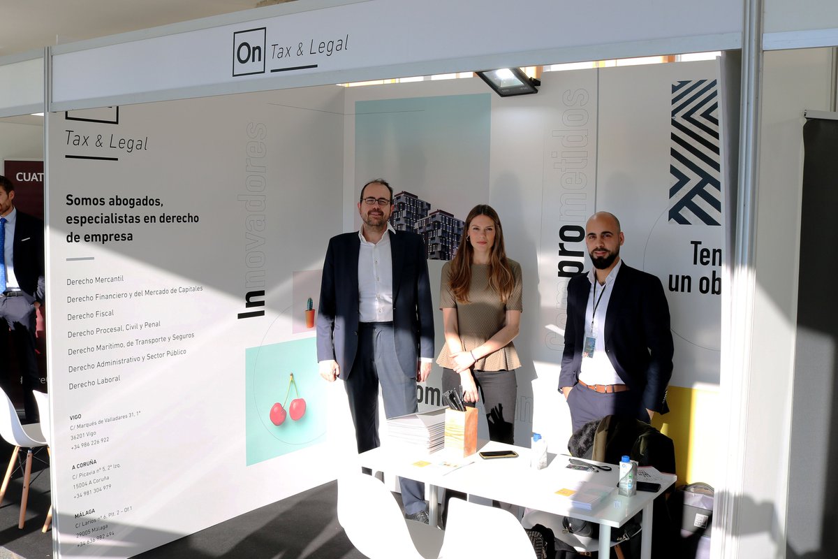 OnTax_Legal's tweet photo. Nuestro #equipo ya está instalado en el Foro de Emprego de la Universidad de Vigo. En On Tax &amp; Legal estamos constantemente a la búsqueda de #talento para crecer de la mejor manera. Impulsamos a los abogados del mañana para ser #líderes y seguir ofreciéndote el mejor servicio. https://t.co/GLAhTZ6fSm
