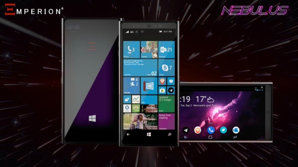 TecharenaCZ's tweet photo. Podvod, nebo velký návrat? Emperion Nebulus je chystaným telefonem s Windows 10 neznámého britského výrobce 😲
https://t.co/X4ckI6h2V1 #Windows10 #WindowsPhone #EmperionNebulus https://t.co/s9OacvWRFt
