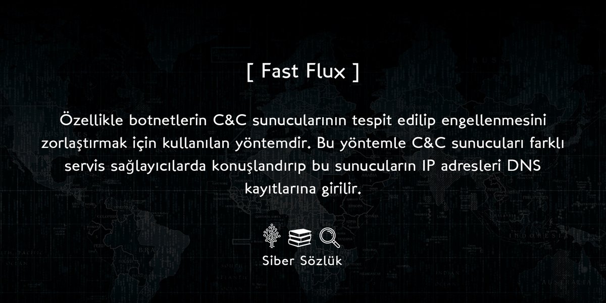 sibersozluk's tweet image. #fastflux