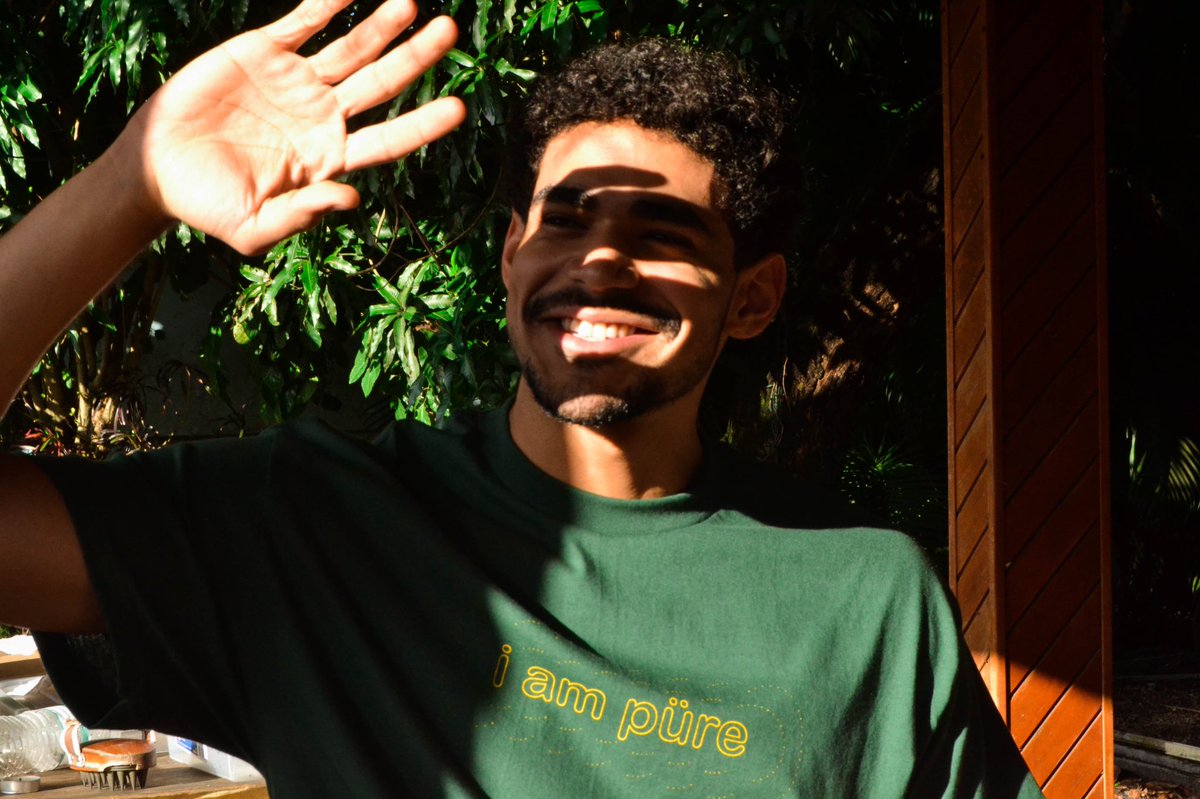 pure2you's tweet photo. the “ i am püre “ tee is now available for 25$.
let the people know who [ü] are. https://t.co/kadvRM7UIW