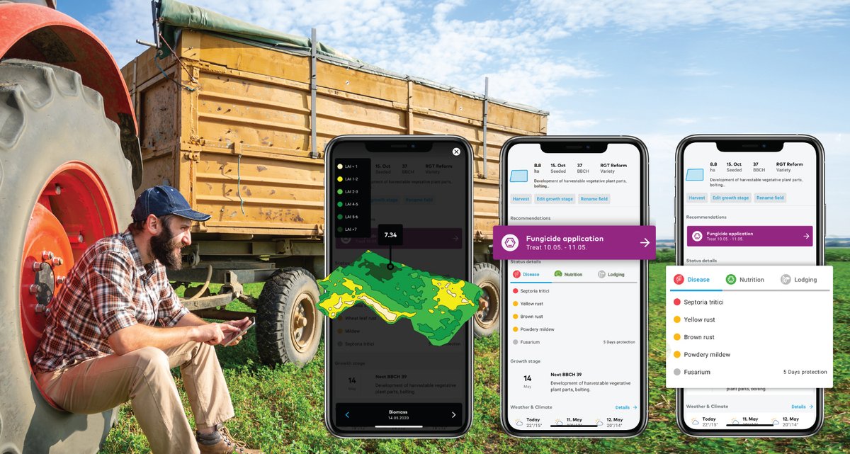BASF_Agro_DE's tweet photo. Auch 2020 entwickeln wir den #xarvio #FIELDMANAGER weiter: Neue Features zu Nährstoffmanagement und Pufferzonen verfügbar! 17.000 #Landwirte weltweit nutzen den FIELDMANAGER bereits auf > 2 Millionen Hektar!
Erfahre mehr: https://t.co/CwtAeocmIo
#BASFdigitalAg #DigitaleLösungen https://t.co/3R0CbQNWqd
