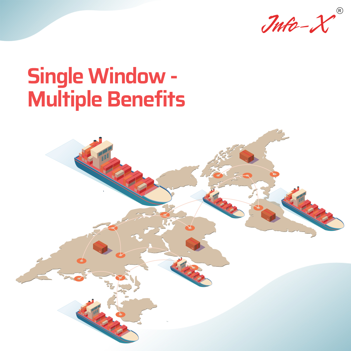 InfoXSoftech's tweet photo. The Integrated, one-window #logistics management system from Info-X provides substantial gains to all stakeholders - Border clearance performance, Trade visibility, Integrity and Transparency, Ease of Doing Business, Correct Revenue Yield and more.
#Infox #tms #freight #cargo https://t.co/r4HZF1Alr8