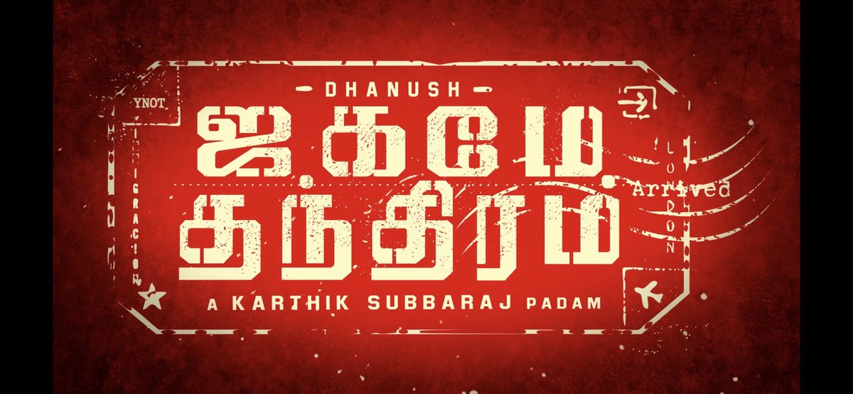 Get_Cinemaz's tweet photo. #D40MotionPoster 🔥🔥🔥

#D40FirstLook 
@Music_Santhosh
 @karthiksubbaraj
 @dhanushkraja 
@Get_Cinema
@StudiosYNot @sash041075 
MAY 1st it is 😍 
@dhanushfans24x7 @DhanushFans_TN @dhanushfanclub #Dhanush #jagamethandhiram #jagamethanthiram https://t.co/1tIgxcvXiB