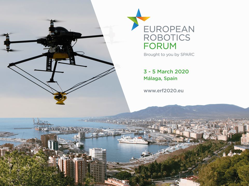 📆 Del 3 al 5 de marzo #FYCMA acoge el "European Robotics Forum 2020", el evento más importante de la comunidad robótica en Europa eu-robotics.net/robotics_forum/ |  Inscripciones hasta el 26 de febrero | <a href="/RoboticsEU/">Robotics & AI - EU</a> #ERF2020