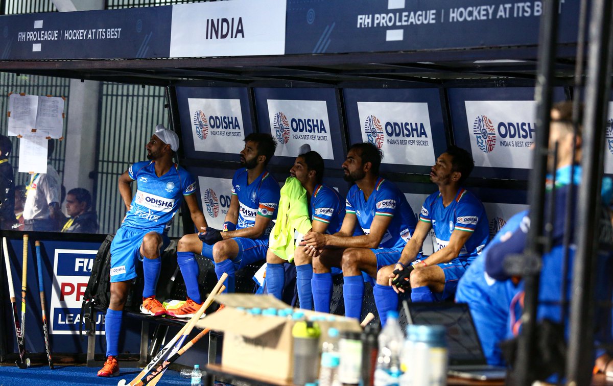 Waiting for Match Day to arrive like…⏳#IndiaKaGame #FIHProLeague #INDvAUS #HockeyInvites #HockeyAtItsBest