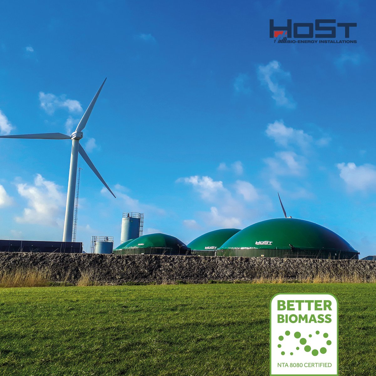 HoSt_bioenergy's tweet photo. ๐โป๏ธ Biogas company โBiogas #Marrumโ, owned by HoSt, has received the internationally recognized ๐๐ฒ๐๐๐ฒ๐ฟ ๐๐ถ๐ผ๐บ๐ฎ๐๐ ๐๐๐๐๐ฎ๐ถ๐ป๐ฎ๐ฏ๐ถ๐น๐ถ๐๐ ๐ฐ๐ฒ๐ฟ๐๐ถ๐ณ๐ถ๐ฐ๐ฎ๐๐ฒ (NTA 8080)! #biogas #biomethane #betterbiomass โฎ https://t.co/hgA9jl05eh https://t.co/l5wMUVMQrl
