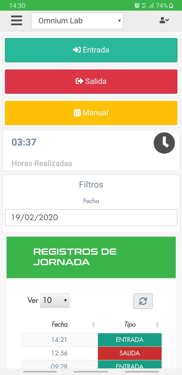 Hemos realizado algunas mejoras en nuestra App
Echa un ojo y recuerda 👇
🆓 Gratuito para siempre hasta 2 trabajadores
🆓 Pruébalo sin límite de trabajadores durante 30 dias
👉 kyphu.com👈
#RegistroHorario #registrojornada