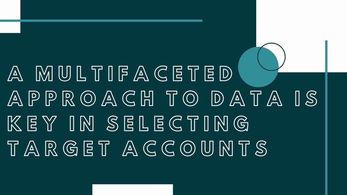 IInfotanks's tweet photo. A multifaceted approach to #data is key in selecting target #accounts.
https://t.co/Ux43CDV6oo | Via @mediaupdate
#TargetAccounts #AccountBasedMarketing #FirmographicData #DemographicsData #DataVendors #TechnographicData #InstallData #TechStack #TechnographicVendors https://t.co/qVQ3JpUahc