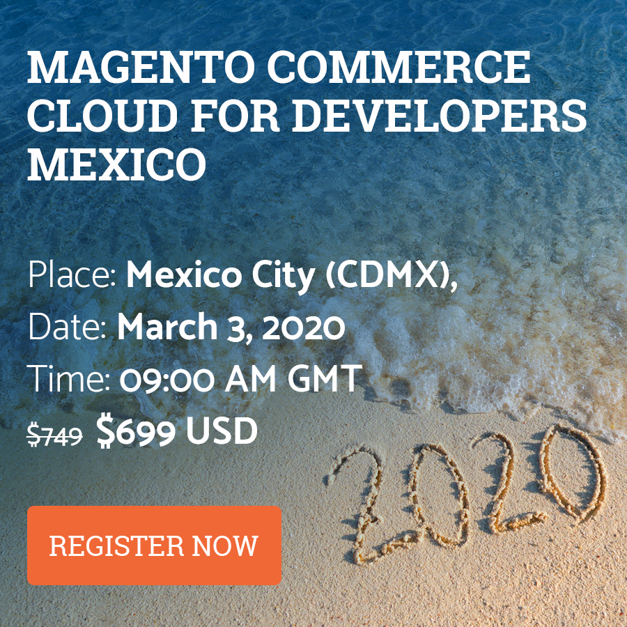 brentwpeterson's tweet photo. Only 13 days left until Magento Commerce Cloud for Developers in Mexico! Sign up today! https://t.co/M9NiEDEByG #magentou #magentotraining #certifications https://t.co/ituWoM6K5g