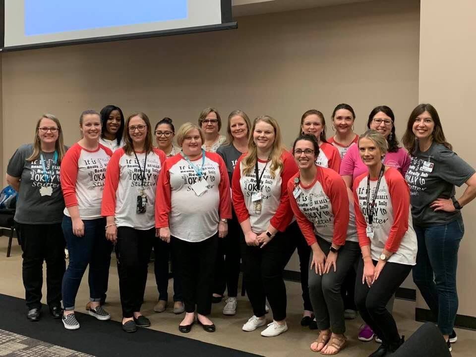 KCampbellTXSLP's tweet photo. What a wonderful evening supporting our students who stutter and their families!  Thanks to these awesome SLPs for making our first Fluency Night a success!  @KISD_Special_Ed @KarlaD_SLP https://t.co/ka1RY0DZyz