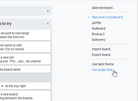 Nullboard tweet media