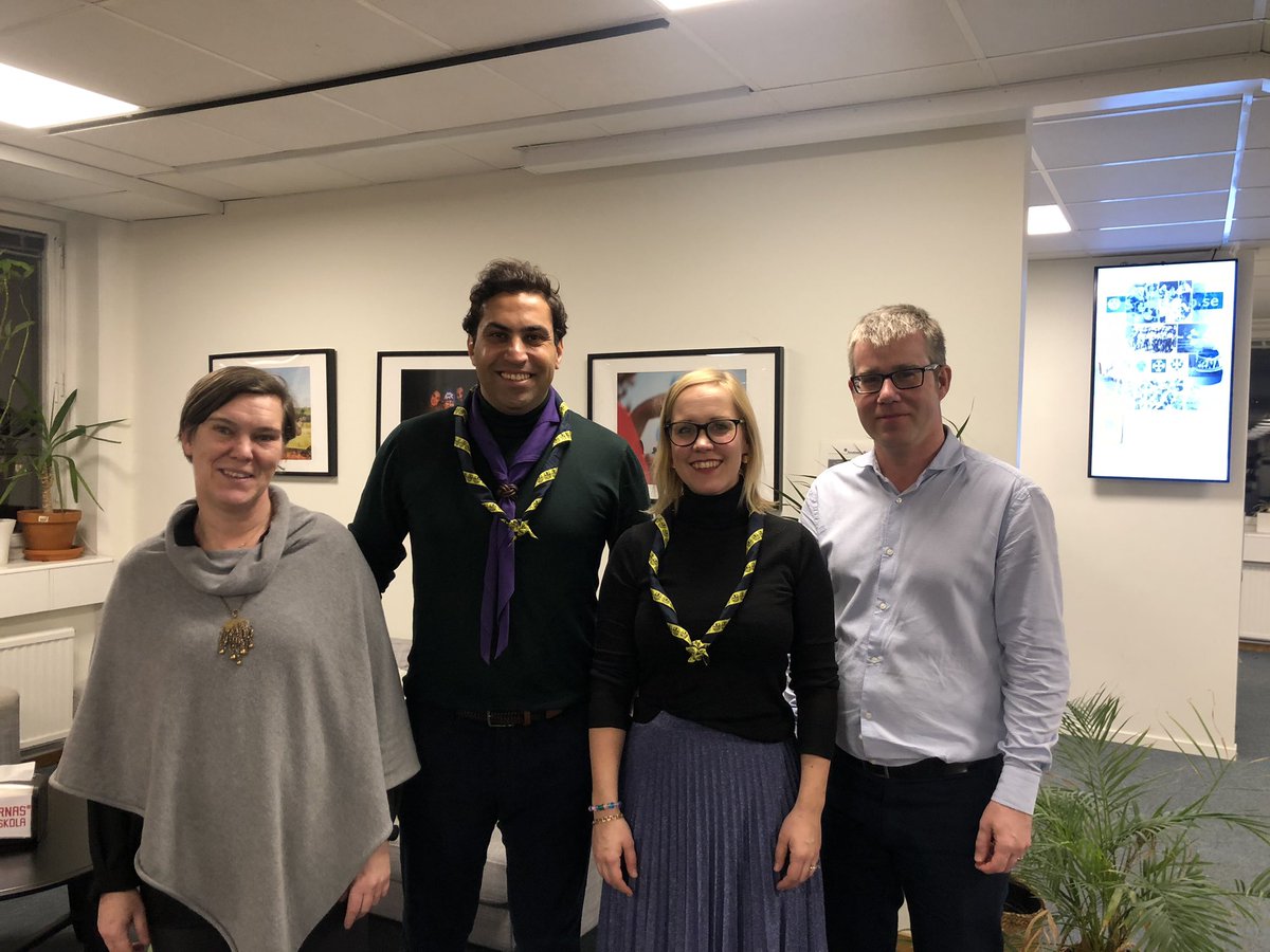 AhmadAlhendawi's tweet photo. Good to be back be in #Stockholm where I had the opportunity to meet His Majesty King Carl XVI Gustaf, visit our national scout organization and join the high-level panel of @fia on road safety. Very pleased to see all the great progress made by the Scouts of Sweden! https://t.co/lxiQllS4ka