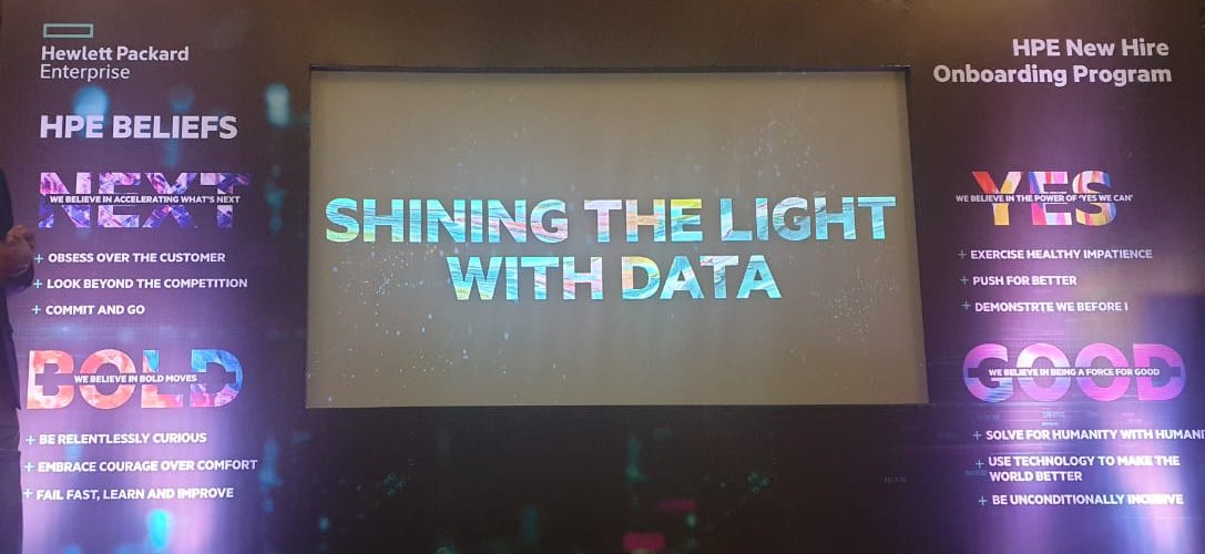 srihari_g's tweet photo. Fantastic evening sharing thoughts on #b2b #marketing with many bright minds who have joined #HPE. You will experience a bold new #LifeInTheElement! Wishing all the new joinees the very best as you go out and climb the next peak #new #EmployeeInduction @HPE_IN https://t.co/mHlGYbc1xX
