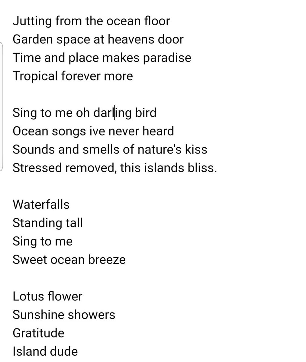 mrmambowe's tweet photo. Gratitude. Island dude. Poetry by @iamjasquiat #Pinones #Puertorico https://t.co/m3fcC8Qu8A