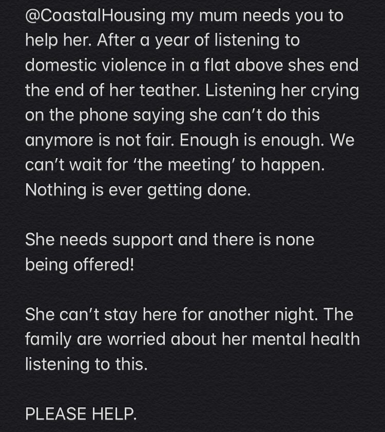 Weaver88's tweet photo. @CoastalHousing  #notfair #mentalhealth #help #seekinghelp https://t.co/MWttL5C1LR