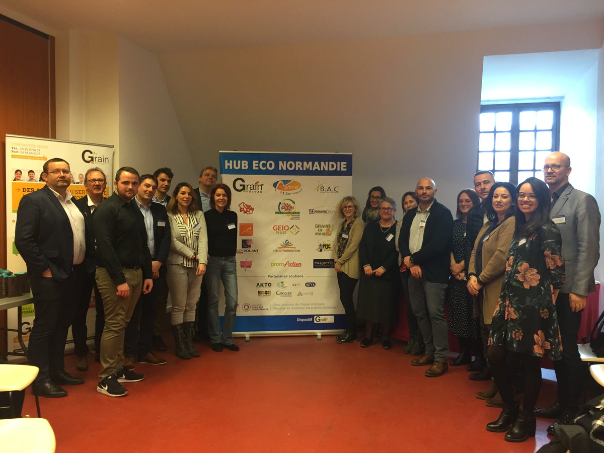 GRAINgroupement's tweet photo. Signature le 14 février de l'accord de consortium du nouveau dispositif HUB ECO Normandie !

Repérage, accompagnement professionnel et actions collectives pour le premier consortium normand spécialisé dans l'accès à l'emploi.

#Emploi, #Normandie, #insertion, https://t.co/L1dd44mt0x