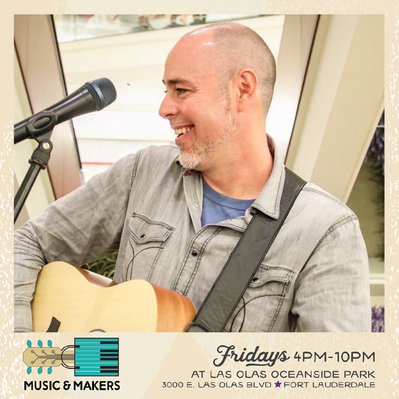 SoundWavesFLB's tweet photo. And he's back! Join us for Music &amp; Makers starting at 4 pm with an acoustic set by Chris Monteleone until 6 pm. https://t.co/iy22VRkmfj