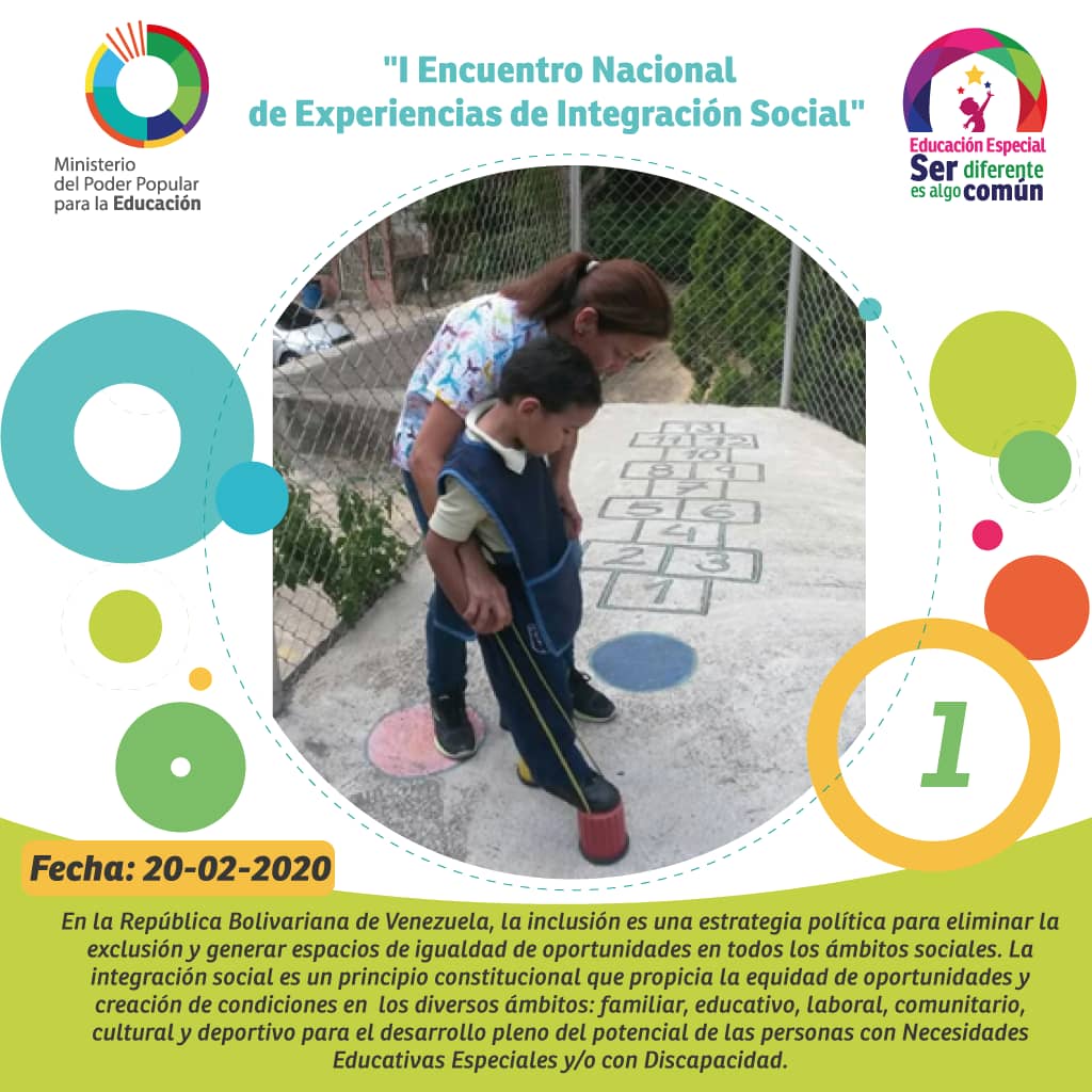 IEE_GUAYANA's tweet photo. I Encuentro Nacional de Integración Social de las personas con necesidades educativas especiales y /o discapacidad. @psuvaristobulo @MPPEDUCACION @comandosergioh @NicolasMaduro @JustoNogueraP @CaroniFnrs @jaarreaza @especialmppe https://t.co/xQ0u1Zxpb2
