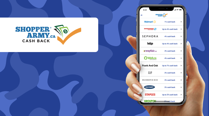 EservusCorp's tweet photo. We have partnered with @ShopperArmy to allow our Canadian members to earn cash back when they shop online at 100+ top stores. eServus members can get a special welcome bonus and have access to exclusive deals.  Find all the details here: https://t.co/5yNTCl2vRo #partner https://t.co/jxE2J7bMrB