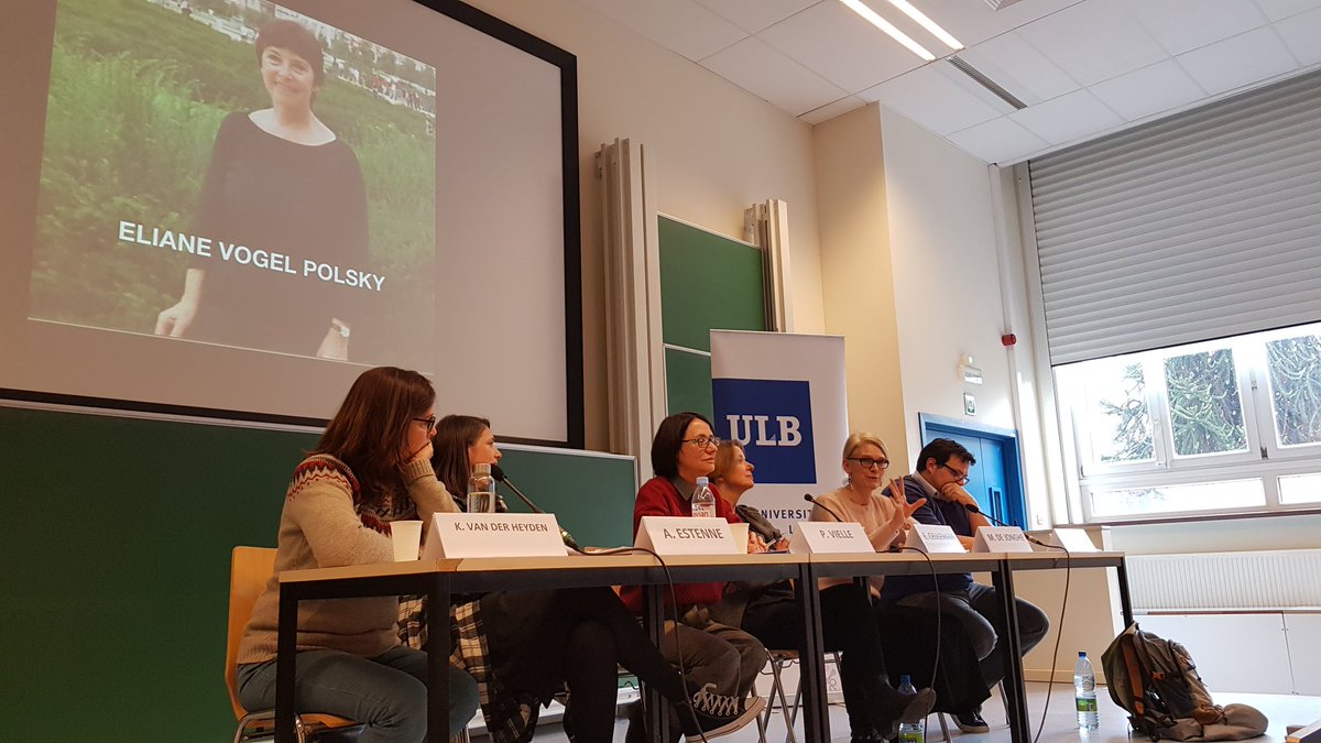 "On a les mêmes objectifs mais le chemin qui nous y mène n'est pas forcément le même" dit <a href="/MonicaDeJonghe/">Monica De Jonghe</a> à l'hommage de Éliane Vogel-Polsky à <a href="/ULBruxelles/">Université libre de Bruxelles</a>. La FEB veut une réforme globale des congés dans l'égalité des femmes et hommes qui incite les pères à prendre leur congés