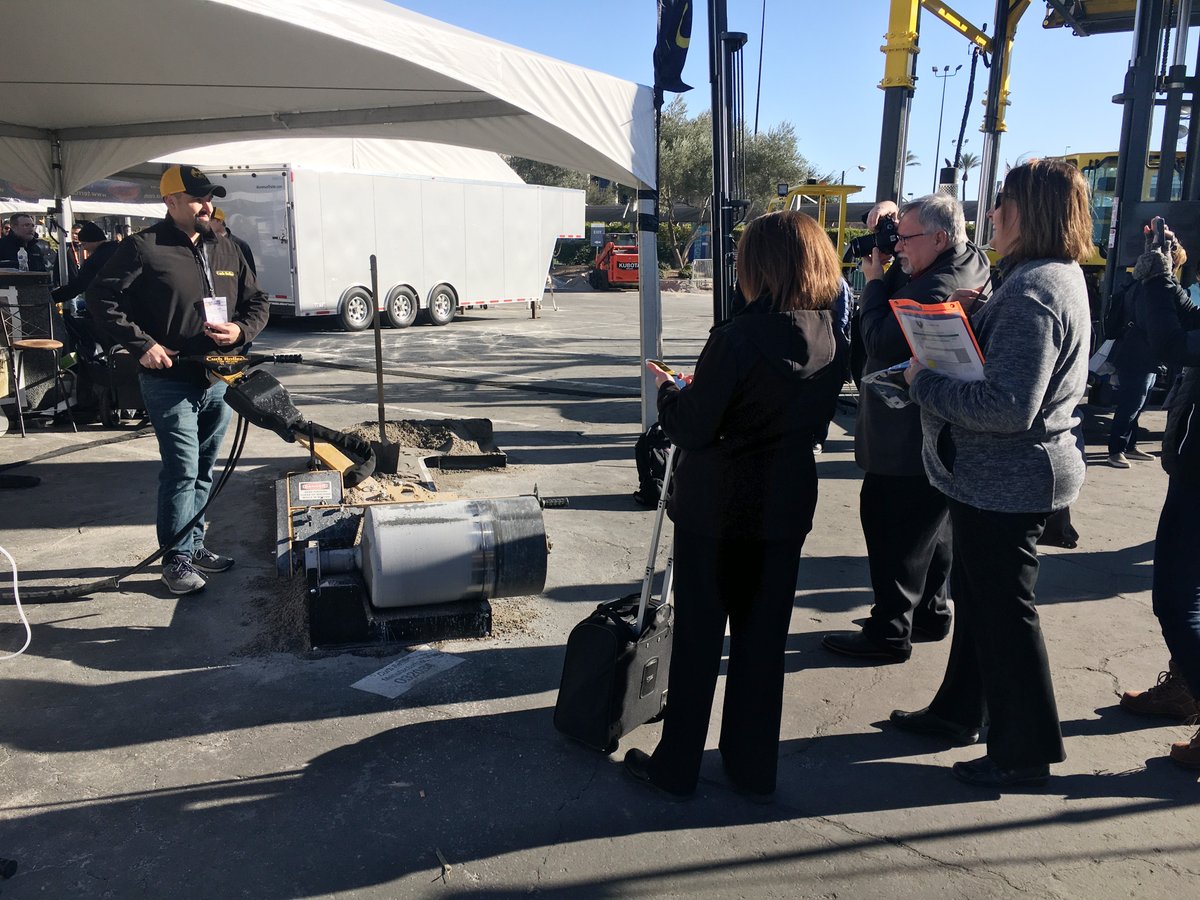 IRONCLADmktg's tweet photo. Our team has been to and from @WorldofConcrete and @ARARentalShow. At the shows, we coordinated 44 press visits with trade publications, conducted 11 customer testimonials, captured an abundance of social content and enjoyed great dinner conversation. Up next: @conexpoconagg! https://t.co/7wv1uW7YEA