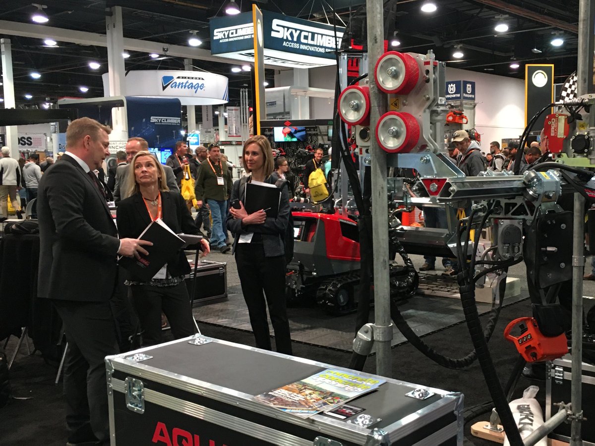 IRONCLADmktg's tweet photo. Our team has been to and from @WorldofConcrete and @ARARentalShow. At the shows, we coordinated 44 press visits with trade publications, conducted 11 customer testimonials, captured an abundance of social content and enjoyed great dinner conversation. Up next: @conexpoconagg! https://t.co/7wv1uW7YEA