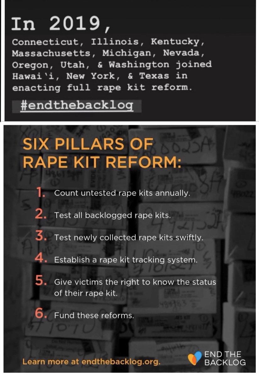 dancelife44gma1's tweet photo. In 2019 all of these states enacted full #RapeKitReform JHF “YOU DID THAT” This is what we call  dedication, hard work and progress. TY a million @thejhf &amp; @Mariska for making this important work your daily passion. Team JHF you’re AWESOME🙌🏼💚💙#EndTheBackLog #BelieveSurvivors https://t.co/Kg8g9IJlch
