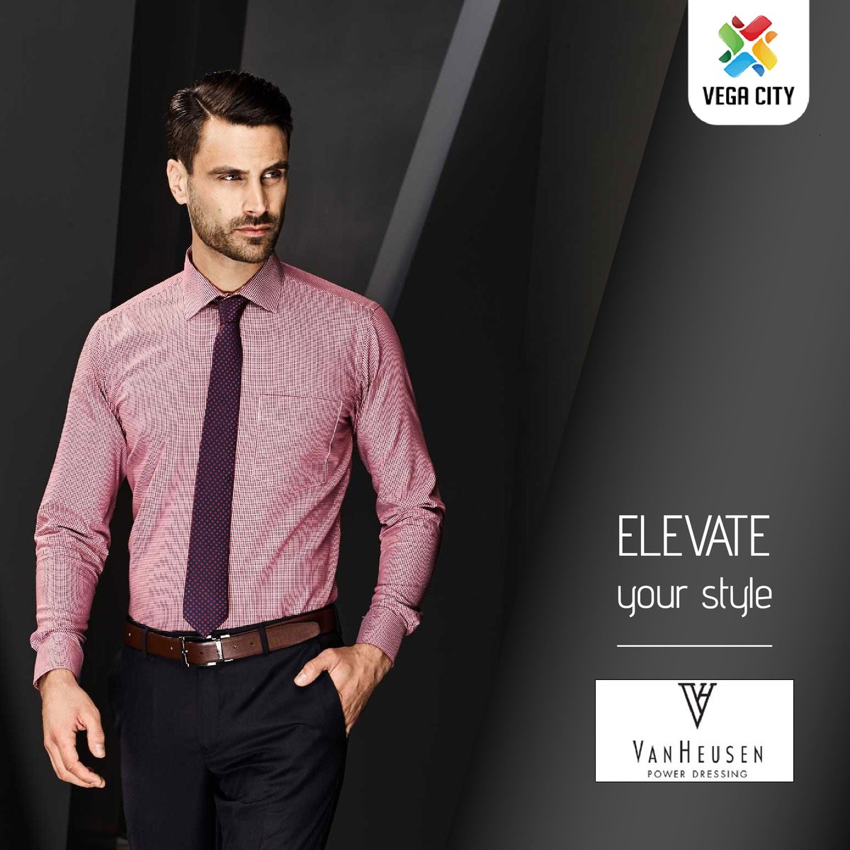 Looking to elevate your style game? #VanHeusen has sleek and sharp ensembles that will make you the power dresser you are. Walk into #VegaCity today to discover the collections that you love!

#VanHeusenIndia #Style #GameChanger #Clothing #Formals #Officewear #VegaCityMall