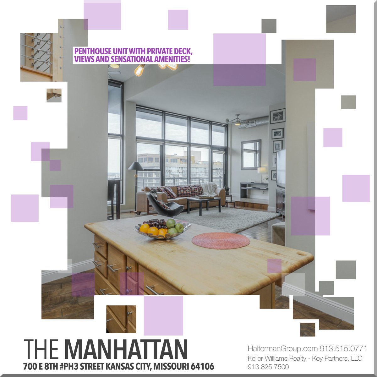 KittHalterman's tweet photo. NEW PRICE - $325K ON THIS FABULOUS DOWNTOWN PENTHOUSE CONDO With Resort Style Amenities, All Utilities Paid, Private Deck, Underground Parking, &amp; Tax Abated. 
https://t.co/RYA2CYo270

Kitt@HaltermanGroup.com To Tour.

#realestateforsale #KansasCity https://t.co/iHZfJ2snTk