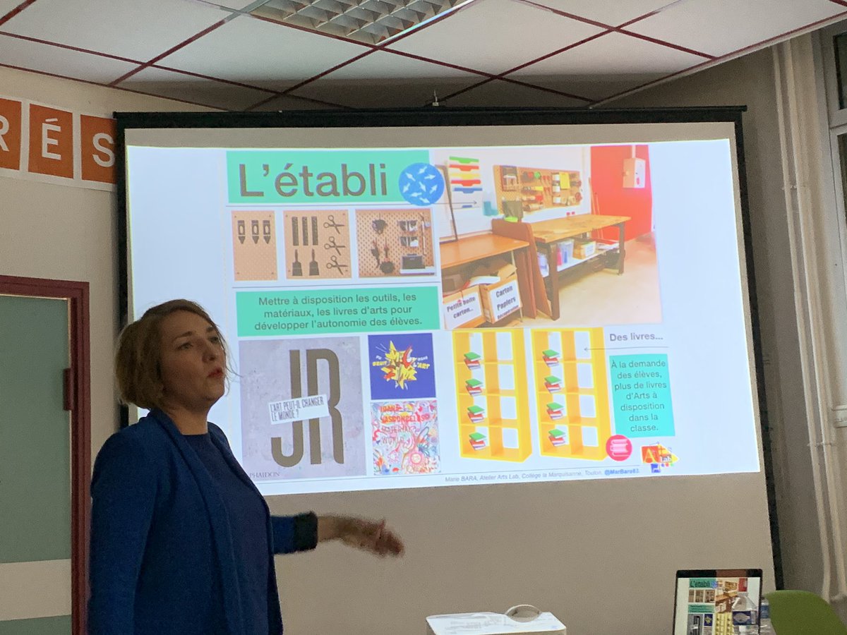 bertrandformet's tweet photo. #ConfFailletBara les espaces de l’Atelier Arts Lab de @MarBara83 👏 👍 https://t.co/u6oD0cKy01