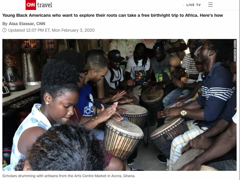 ourafricaness's tweet photo. What a great initiative by @BirthrightAFRI. This we believe will strongly encourage young #BlackAmericans and provide them with unending opportunity to explore their ancestry to be better person in life.
#BirthrightAfrica #BlackLivesMatter #BlackHistoryMonth #BlackTwitter #Ghana https://t.co/i6Ri7AybP1