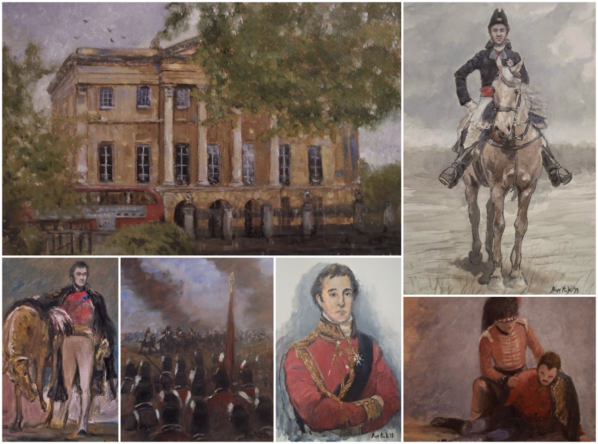 A few older pieces of mine - I need to organise myself a Wellington 'Tuesday' and then I'll be ready for Wellington 'Wednesday'... #WellingtonWednesday #DukeofWellington #napoleonic #art #painting #equestrian #traditionalart