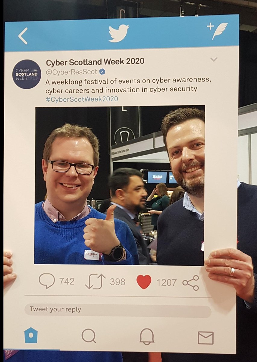 We are supporting #CyberScotWeek2020 at #scvogathering! Visit cyberscotlandweek.scot to find out how to protect your organisation
