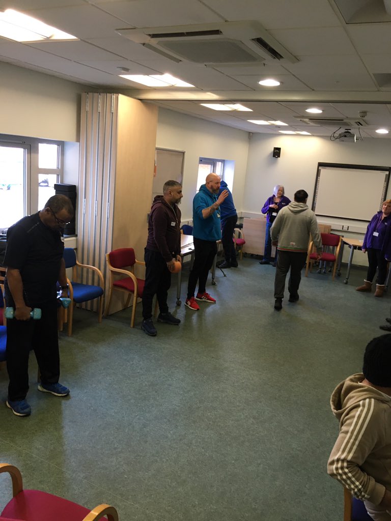 jay_abdin's tweet photo. @StrokeAssocNW Oldham Moving forward after #stroke #exercise program in action @OCLactive Chadderton wellbeing centre https://t.co/1rrl4C02iO