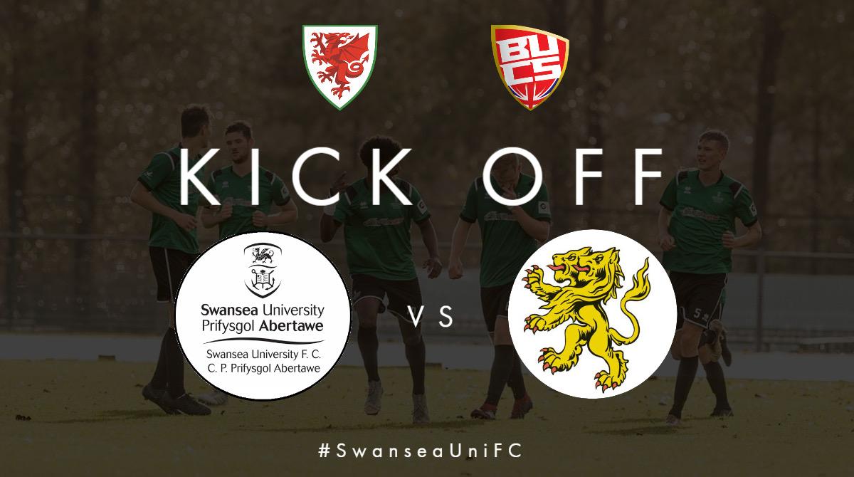 PureSwanseaFC's tweet photo. KICK OFF |
Game is on it's way at Sketty Lane.
Our starters are as follows:
Hannigan, Sheehan, E Jones, Cowan, Richardson, Johnston, Roberts, Langan, Sayes, Sobers-Assue, J Jones.
#SwanseaUni #SwanseaUniFc
#BUCSTrophy #GreenArmy https://t.co/3xy0sm73RB