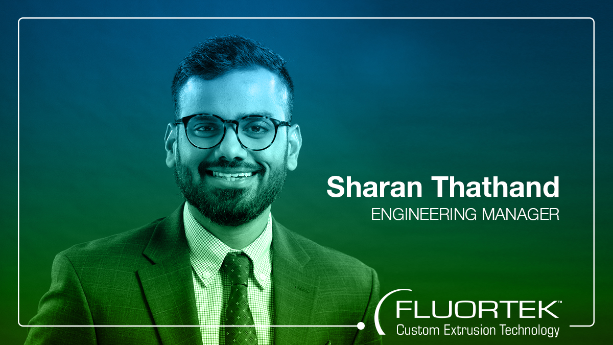 FluortekInc's tweet photo. In honor of #EngineersWeek we are spotlighting Engineer Manager Sharan Thathand. A graduate of #UMassLowell with a masters in #PlasticsEngineering, Sharan says, “This industry has a great balance of science &amp; engineering. At the end it feels good to make a difference.” https://t.co/3qBG0KWaej